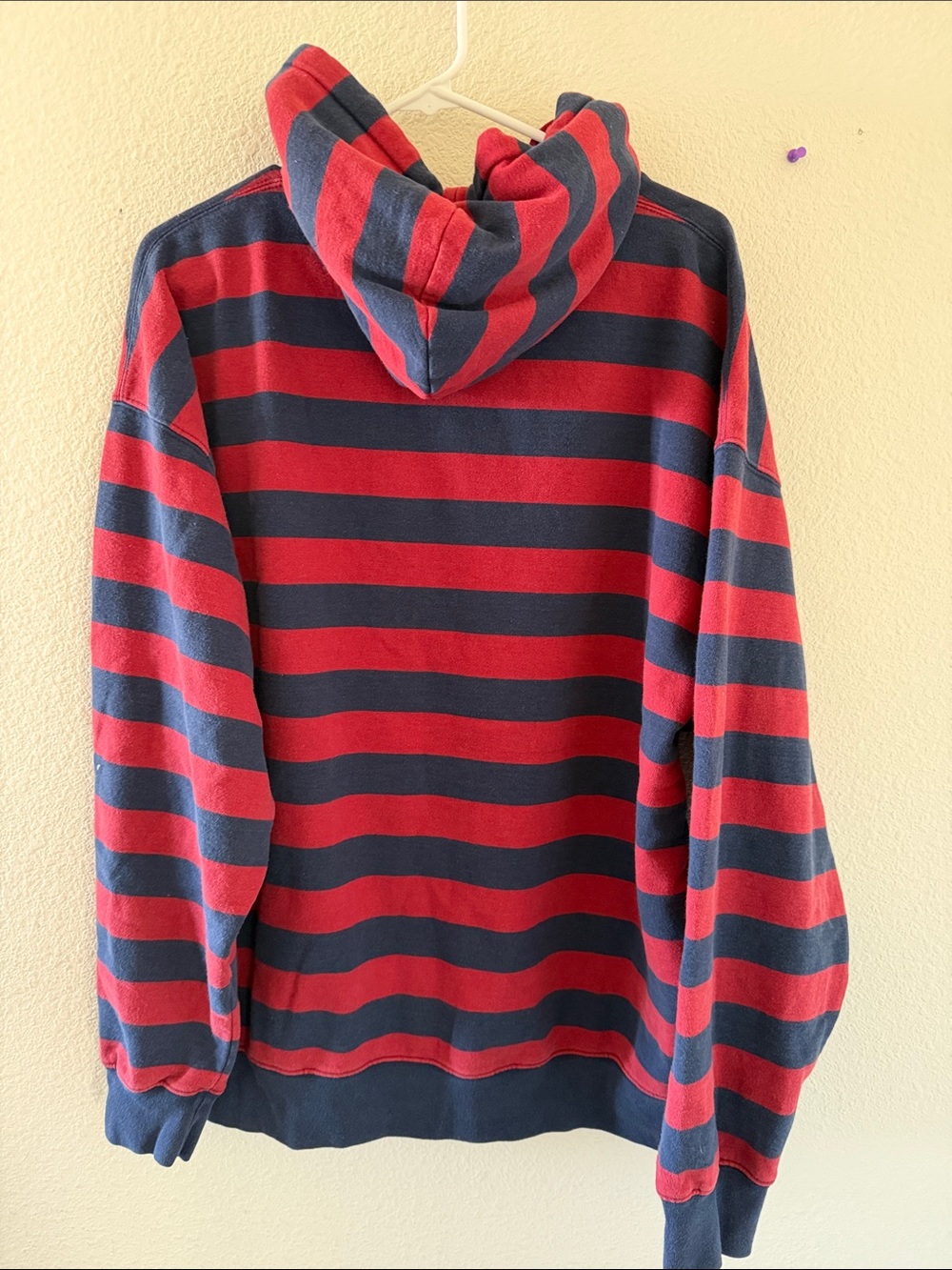 Brandy melville oversized Christy striped hoodie - Picture 2 of 2